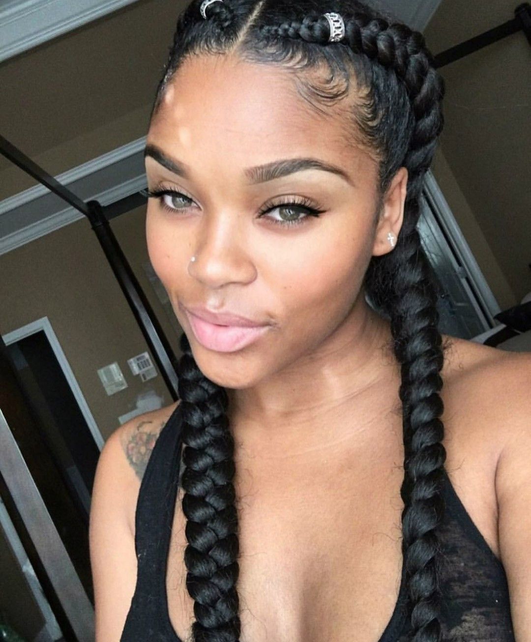 50 Alluring Bubble Braids Hairstyles on Black Hair - Coils and Glory