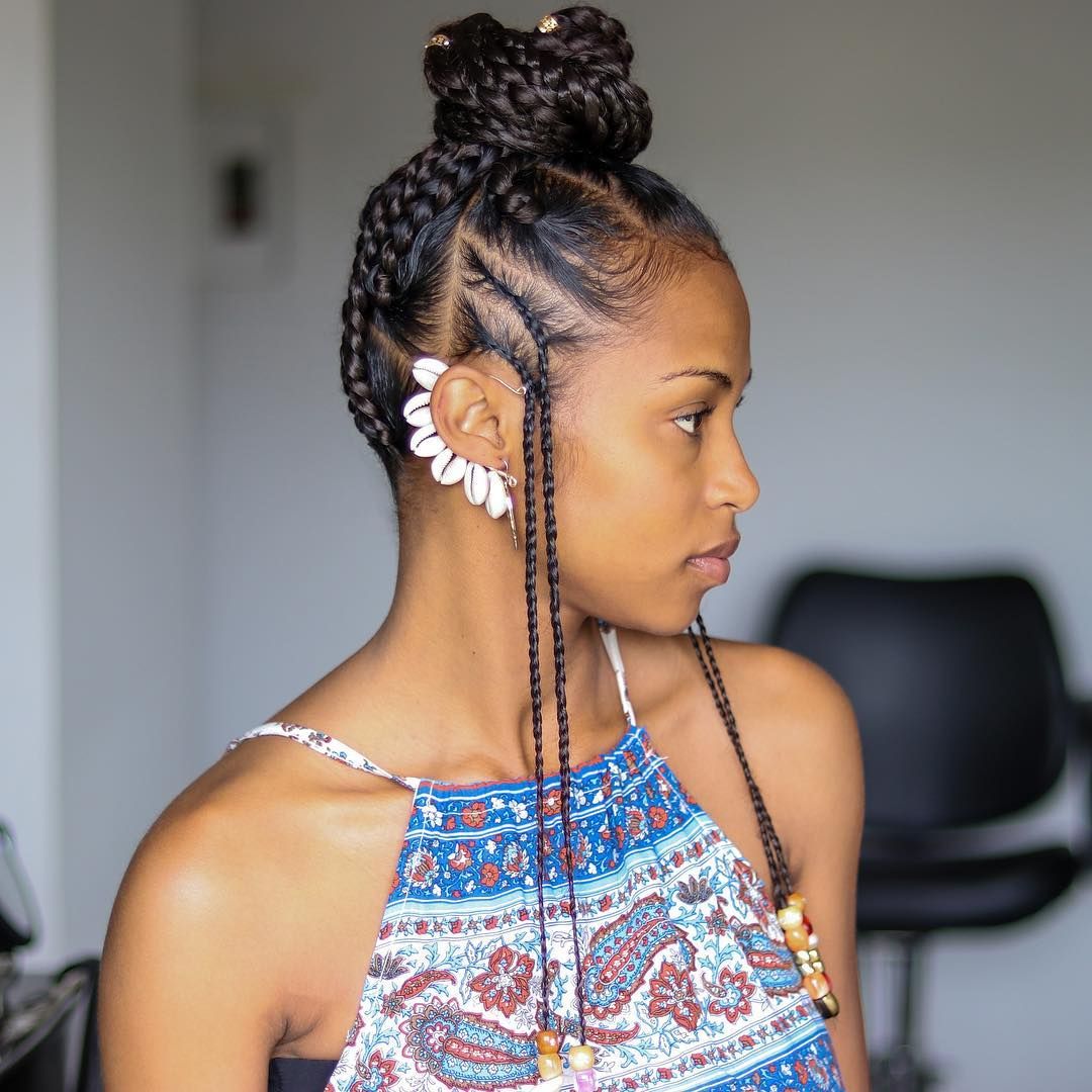 African Braid Hairstyle