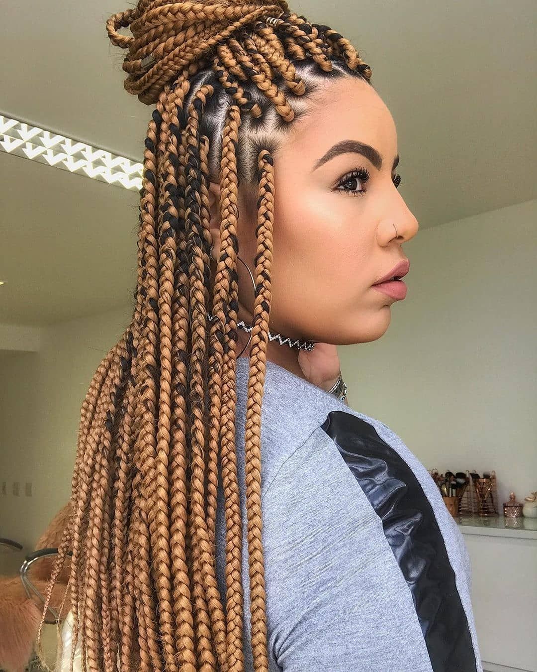 Box braid Hairstyles 