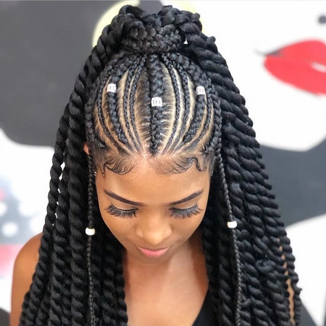 African braid hairstyle