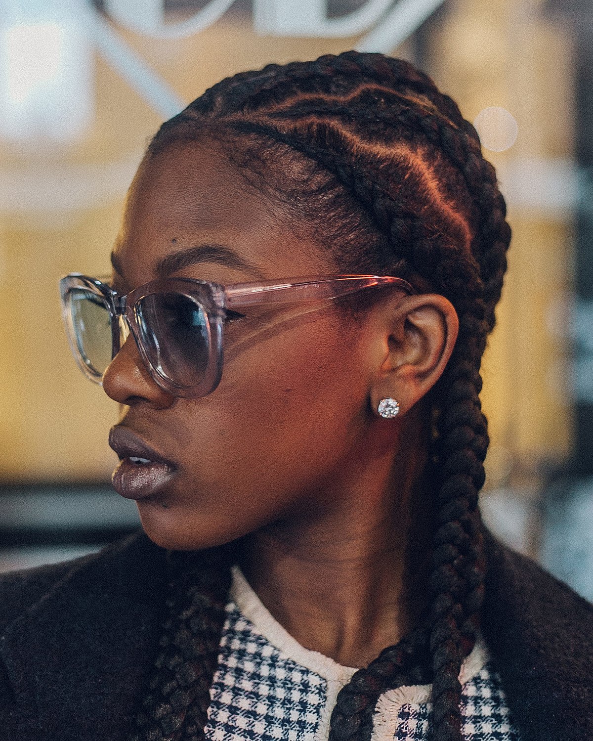 African braid hairstyle