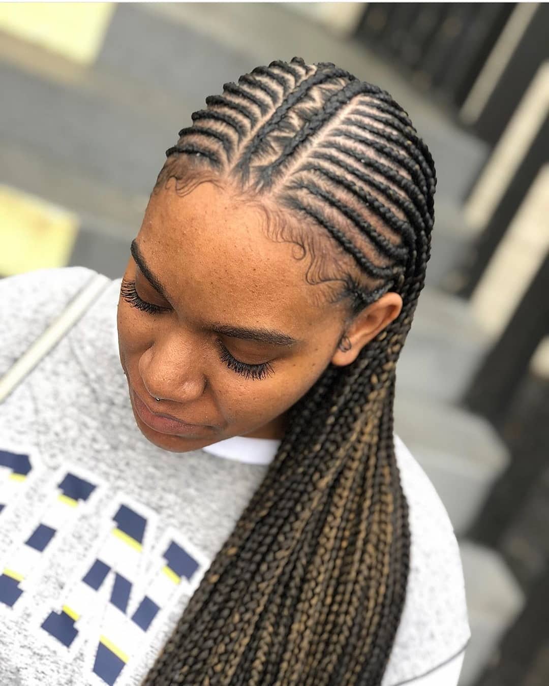 African braid hairstyle