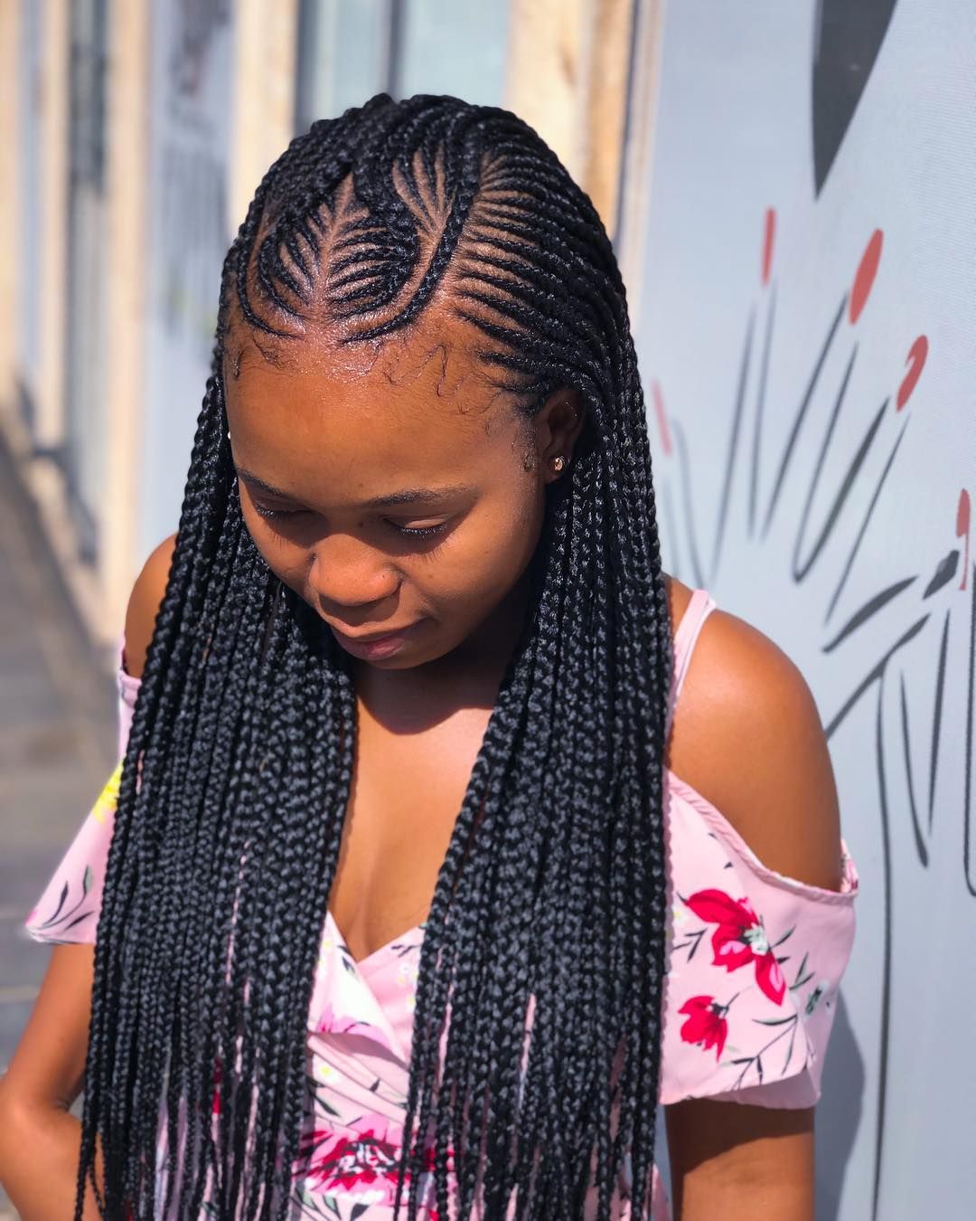 African braid hairstyle