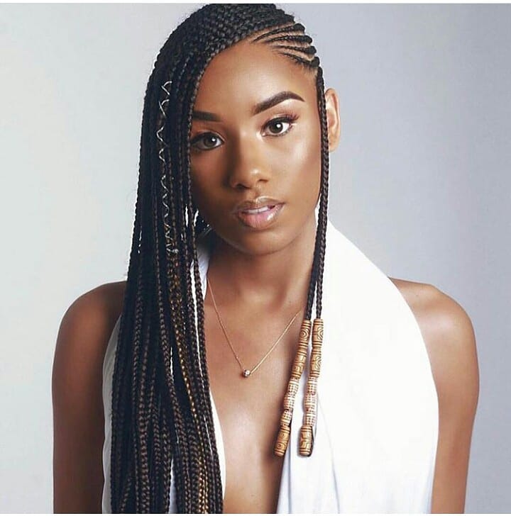 African braid hairstyle