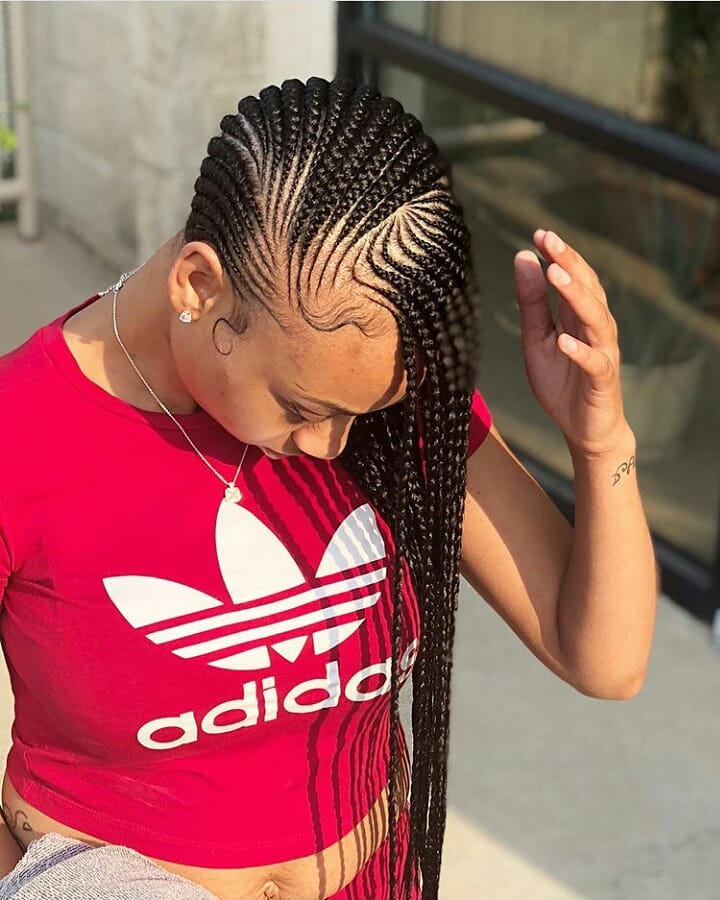 African braid hairstyle