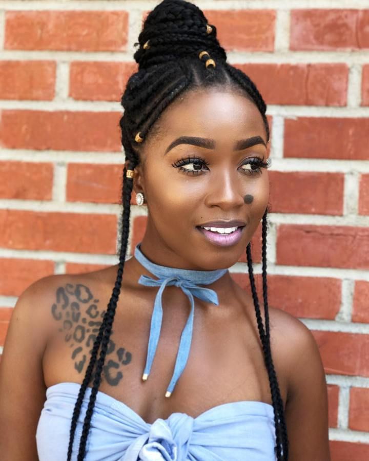 Latest fulani braid hairstyle