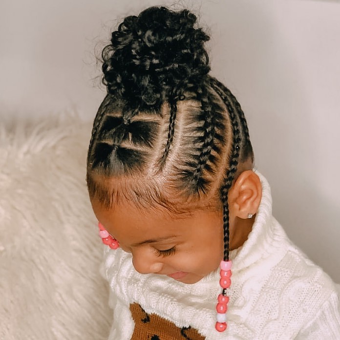 Simple and beautiful braid hairstyle