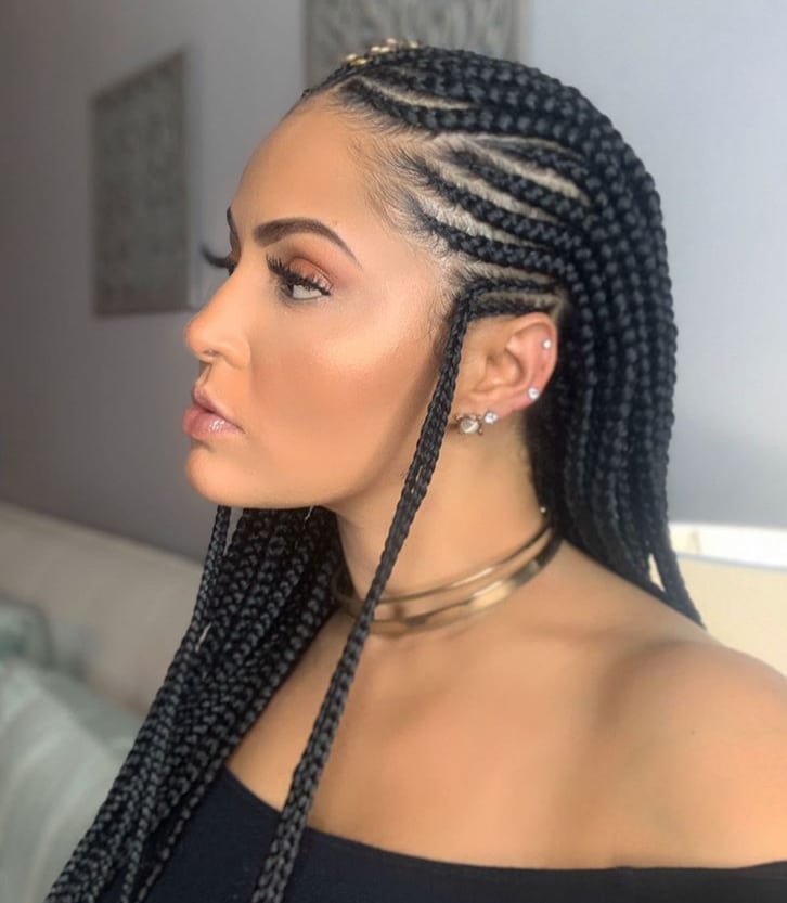 Latest fulani braid hairstyle