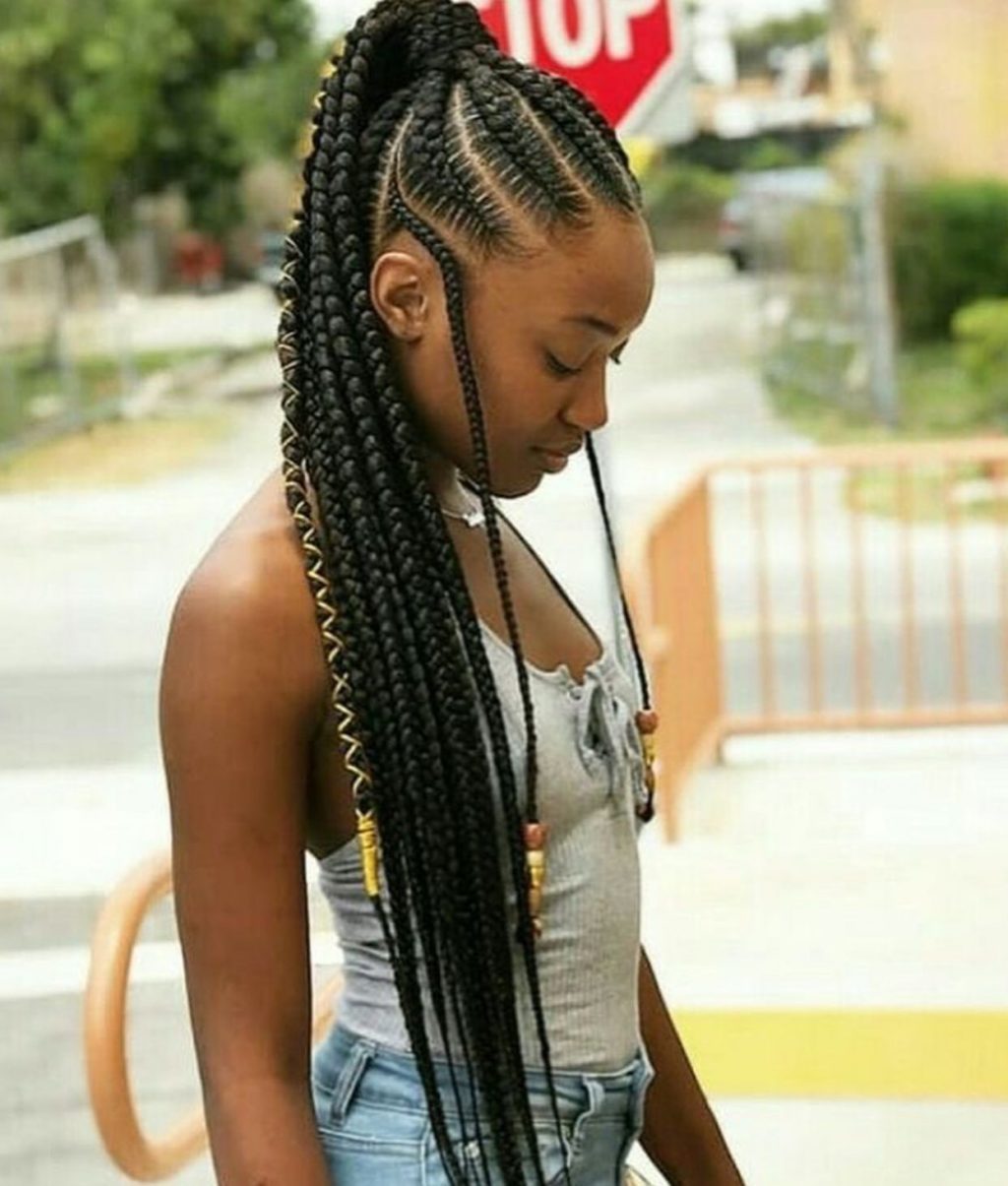 Latest fulani braid hairstyle