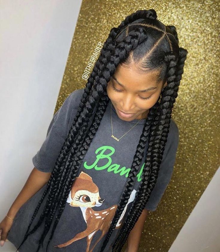 25 Beautiful Jumbo Box Braids Style Ideas To Inspire You Thrivenaija