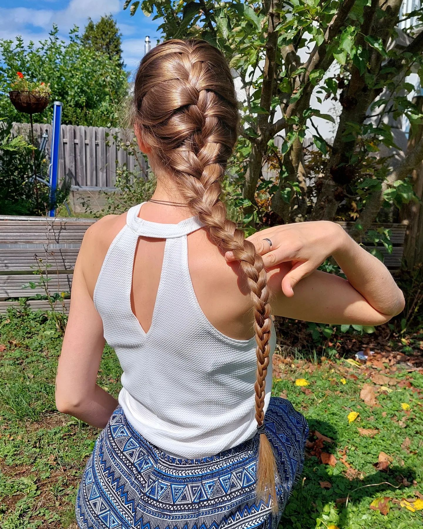 Classic Neat French Braid