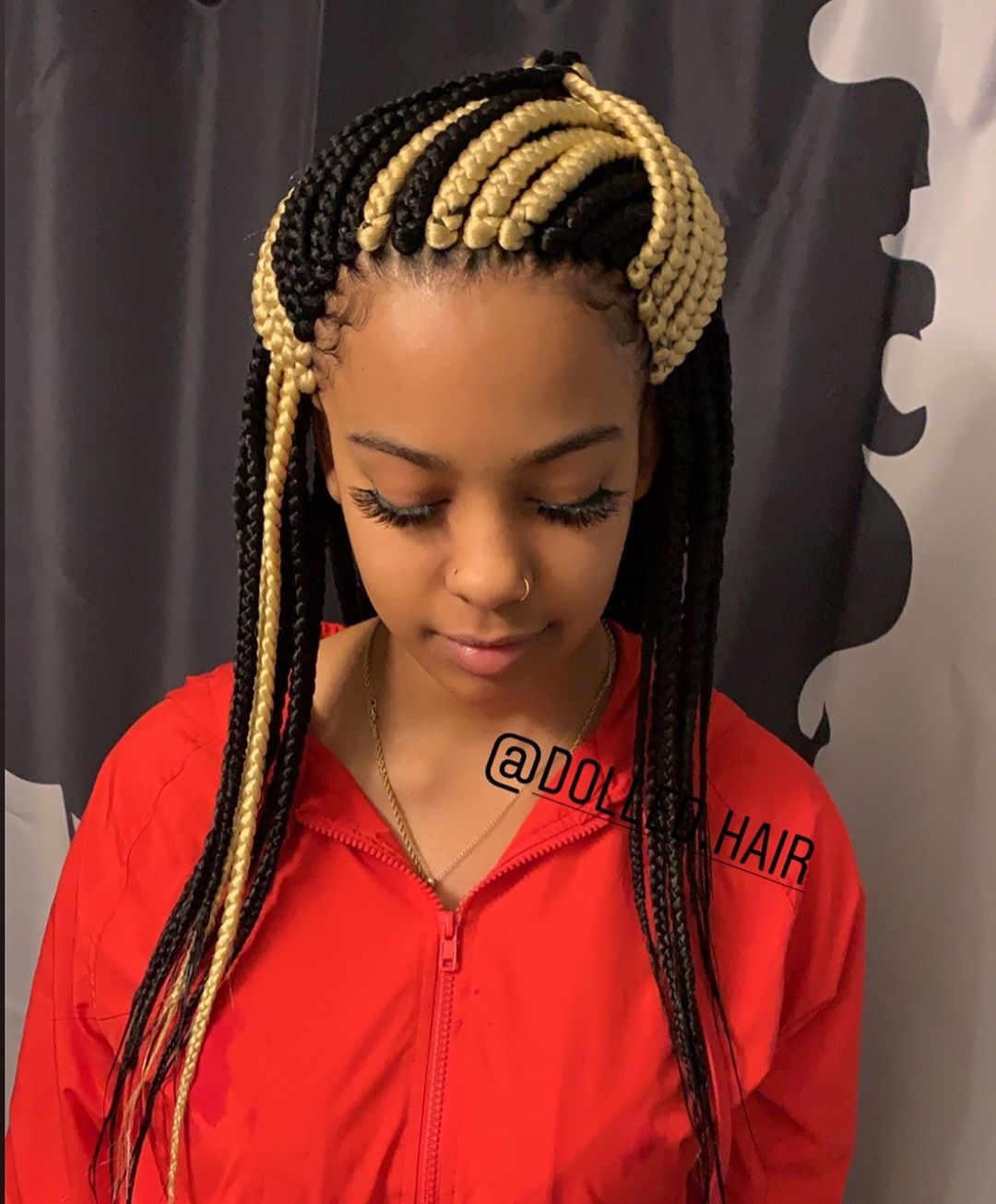 Meadium box braids that are trendy in 2020