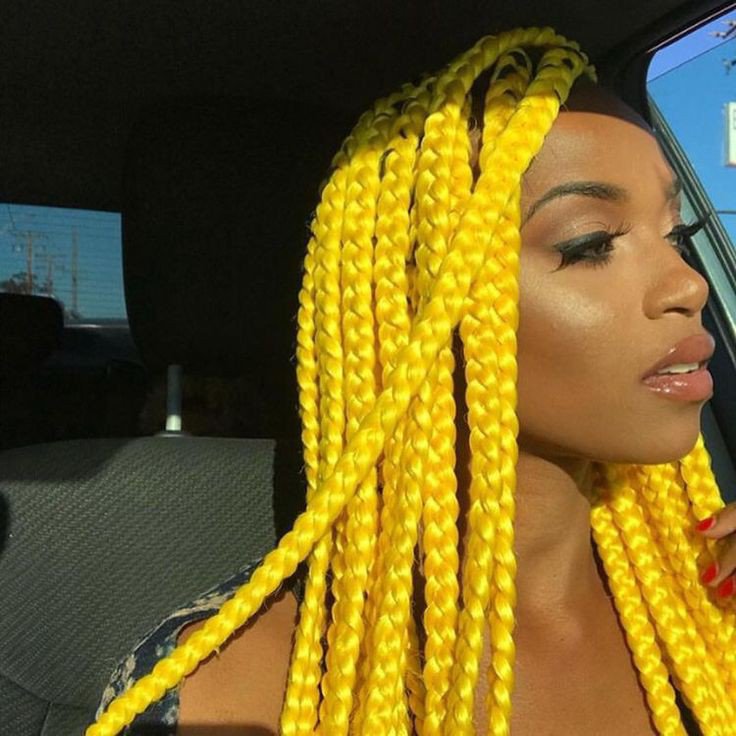 Meadium box braids that are trendy in 2020