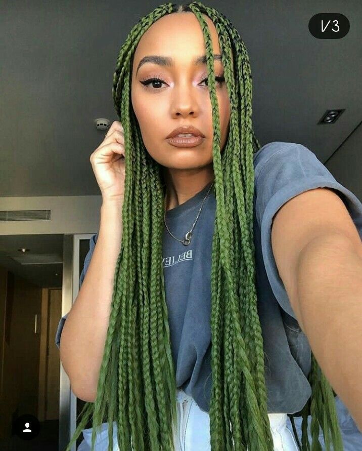 Beautiful knotless braids