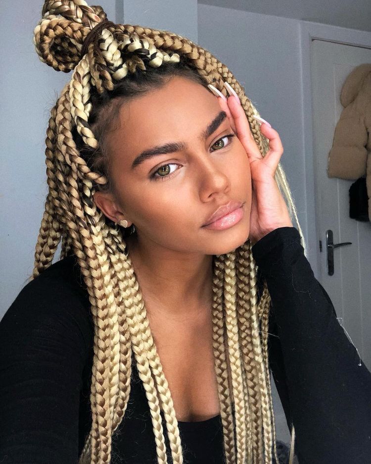 25 Beautiful Jumbo Box Braids Style Ideas to Inspire You ThriveNaija