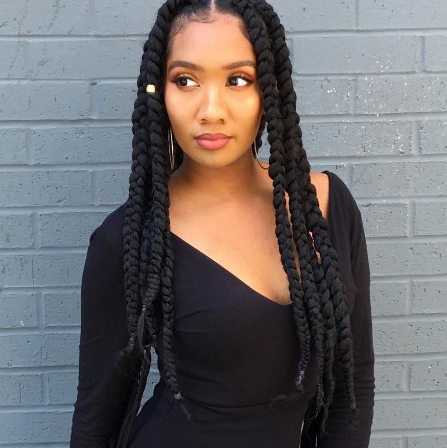 25 Beautiful Jumbo Box Braids Style Ideas to Inspire You