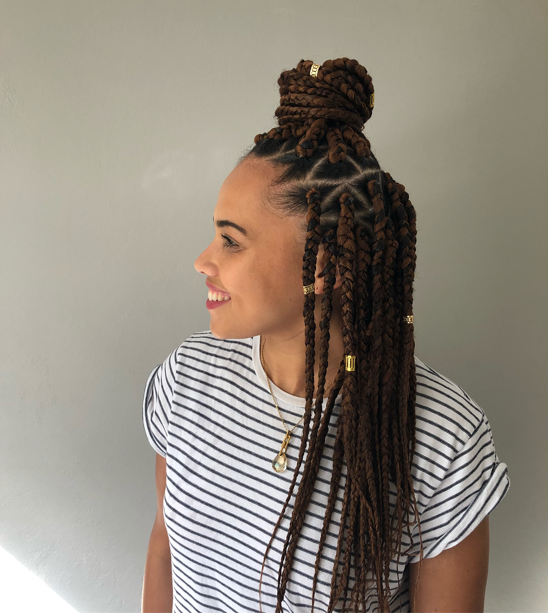 25 Beautiful Jumbo Box Braids Style Ideas to Inspire You