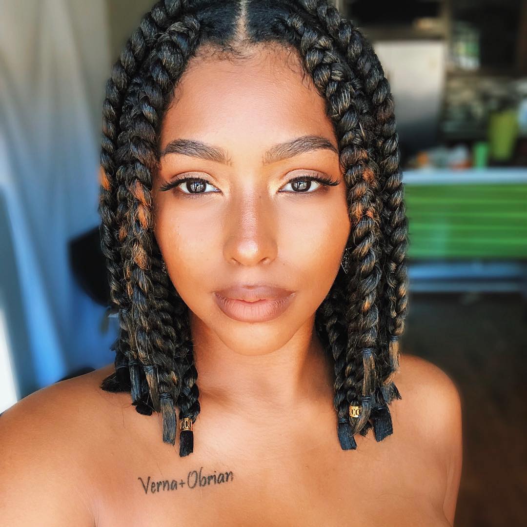 25 Beautiful Jumbo Box Braids Style Ideas to Inspire You