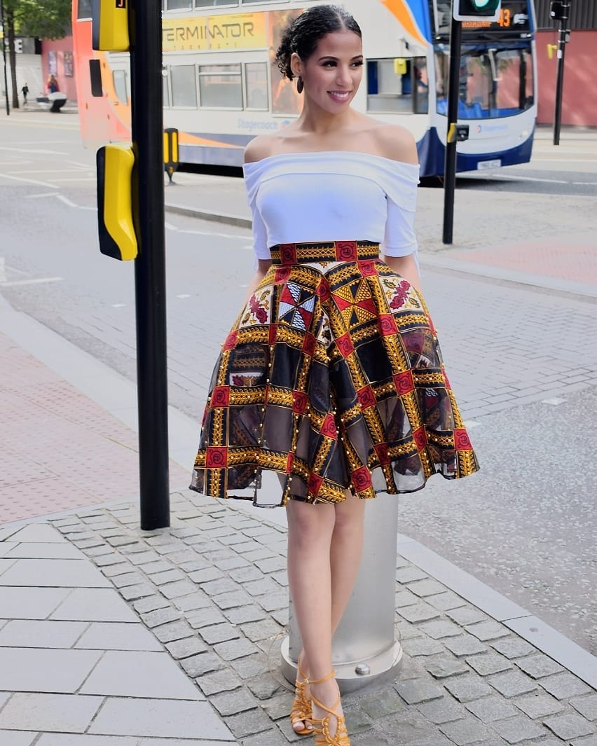 Ankara Skirt With Pockets