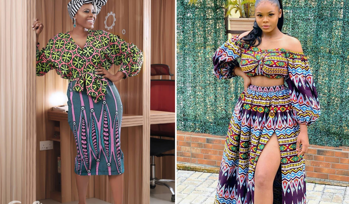 ankara skirt and blouse styles