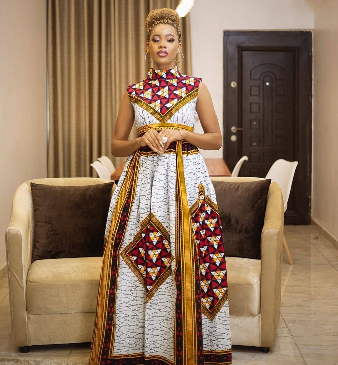 Ankara long gown style 2020