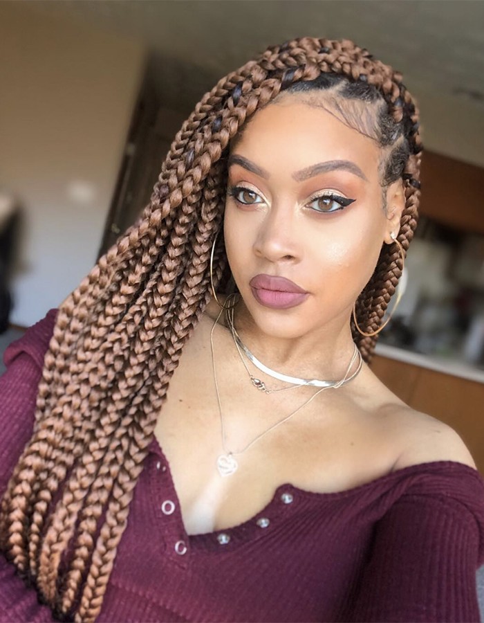 40 Medium Box Braids Style Ideas Trending Now Thrivenaija