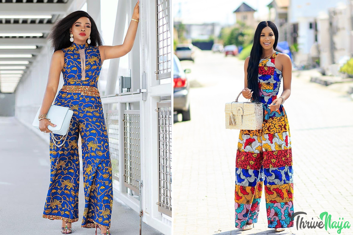 ankara palazzo jumpsuit styles