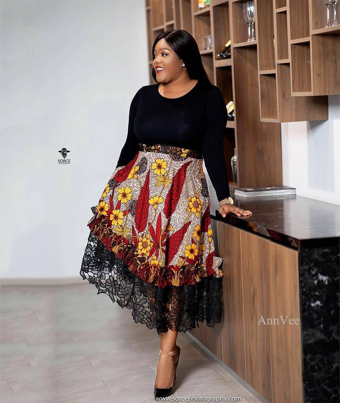 Ankara Style With Frills