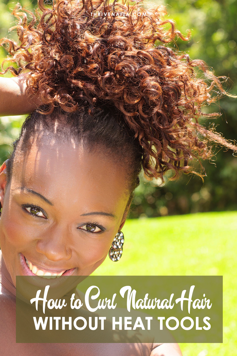 How to Curl Natural Hair Without Heat Tools | ThriveNaija