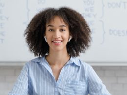 smiling woman