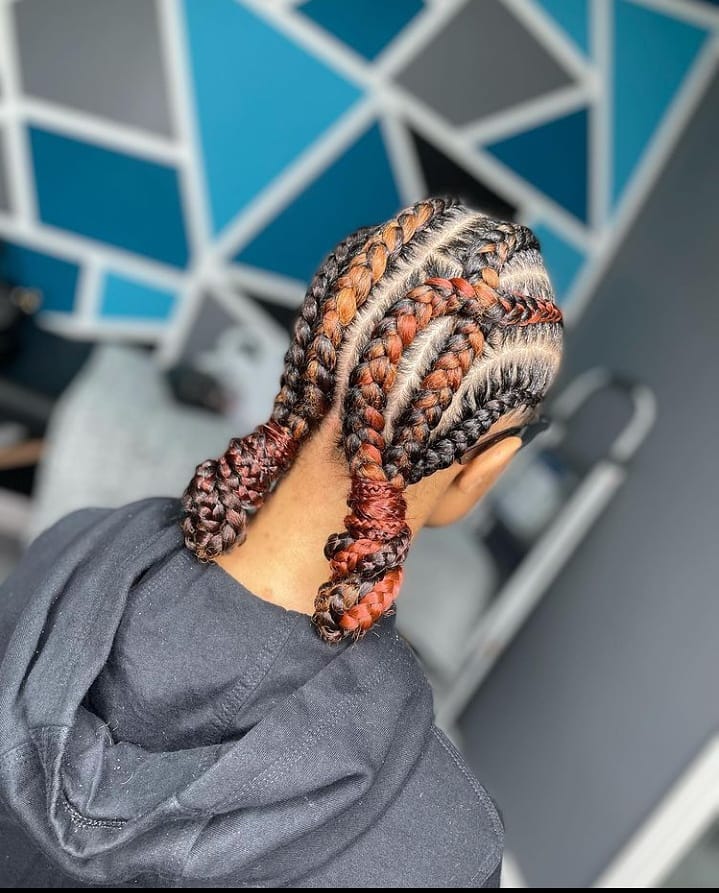 Big Roll Up African Braid