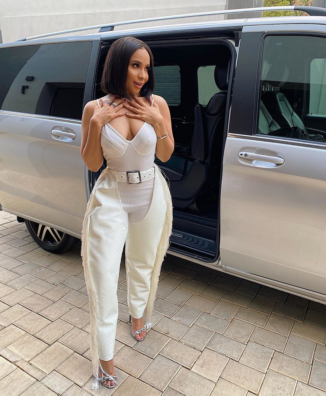 Thuli Phongolo Leaves No Stone Unturned With Her Jumsuit Style