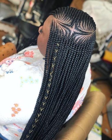 Proper Corn Back 35 Beautiful Cornrow All-Back Styles | ThriveNaija