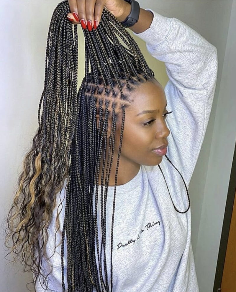 45 Knotless Braid Styles 2024: Jumbo, Lose Braids & More | ThriveNaija