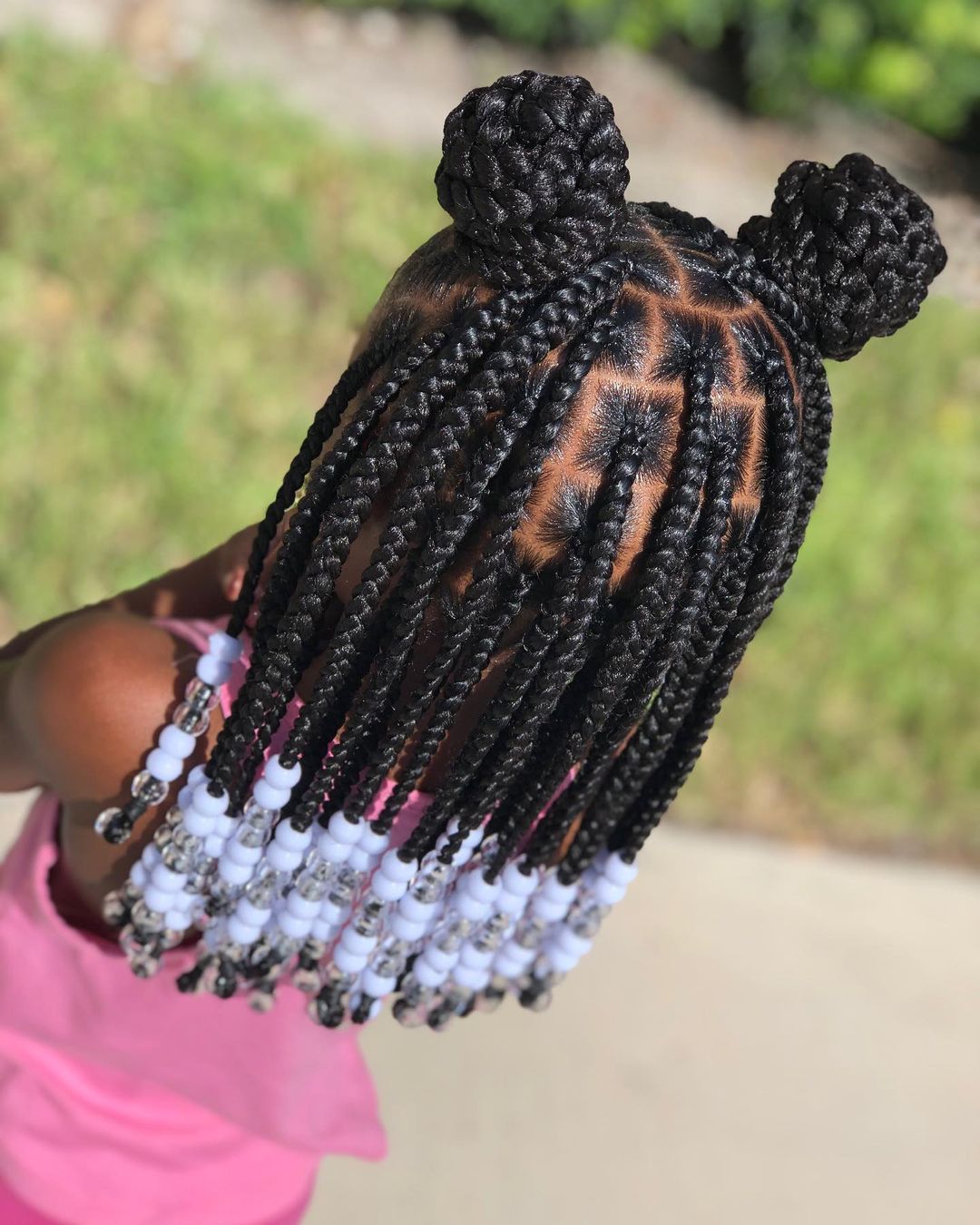 Half Up, Half Down Braids