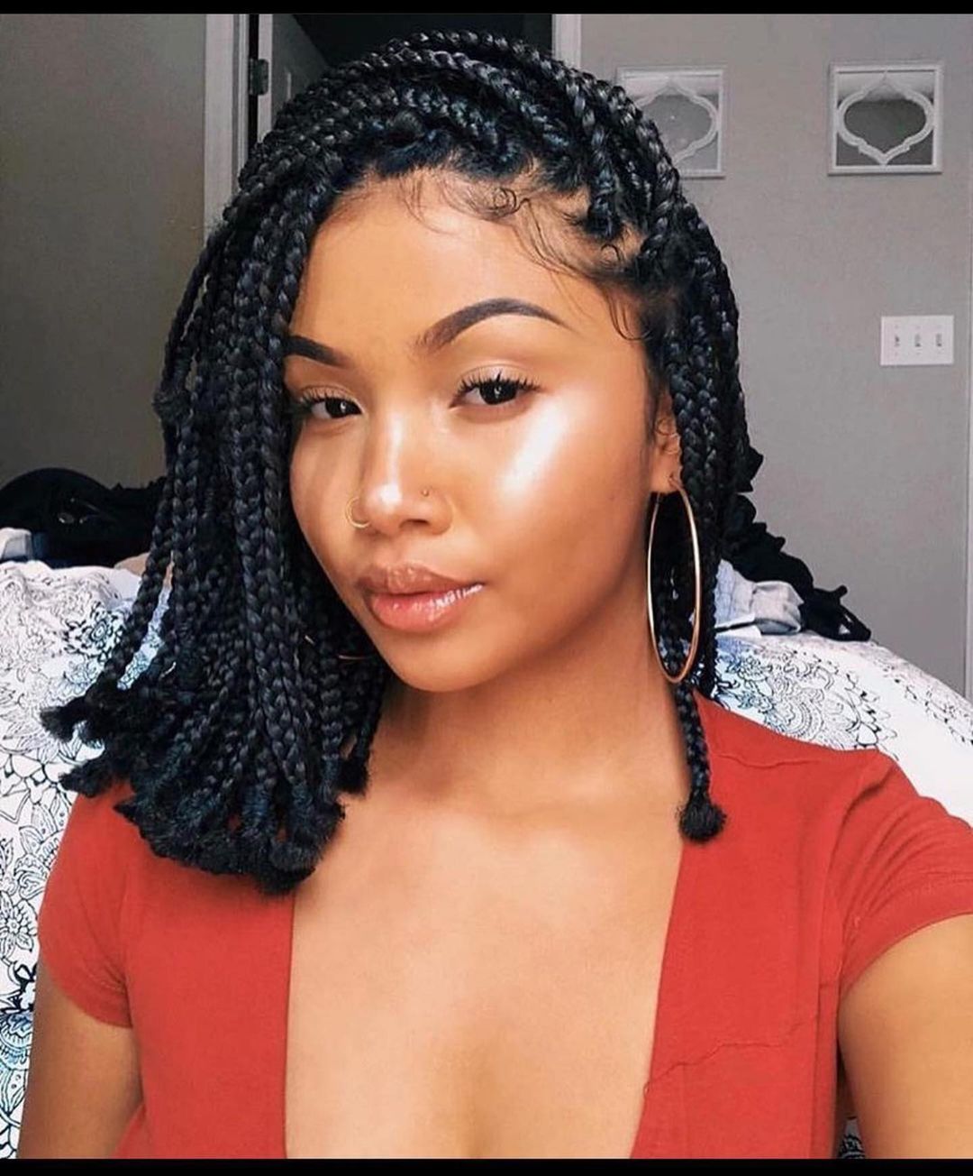 Featured image of post Medium Knotless Box Braid : Medium box braids for any occasion.