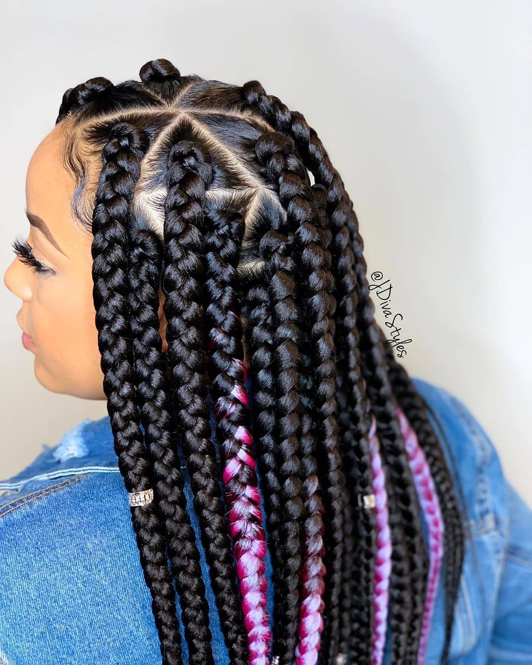 40 Knotless Braid Styles 2022 Jumbo Lose Braids And More Thrivenaija 