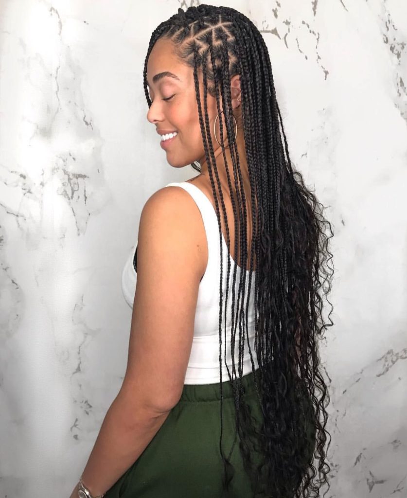 Unrivaled Triangle Knotless Braids