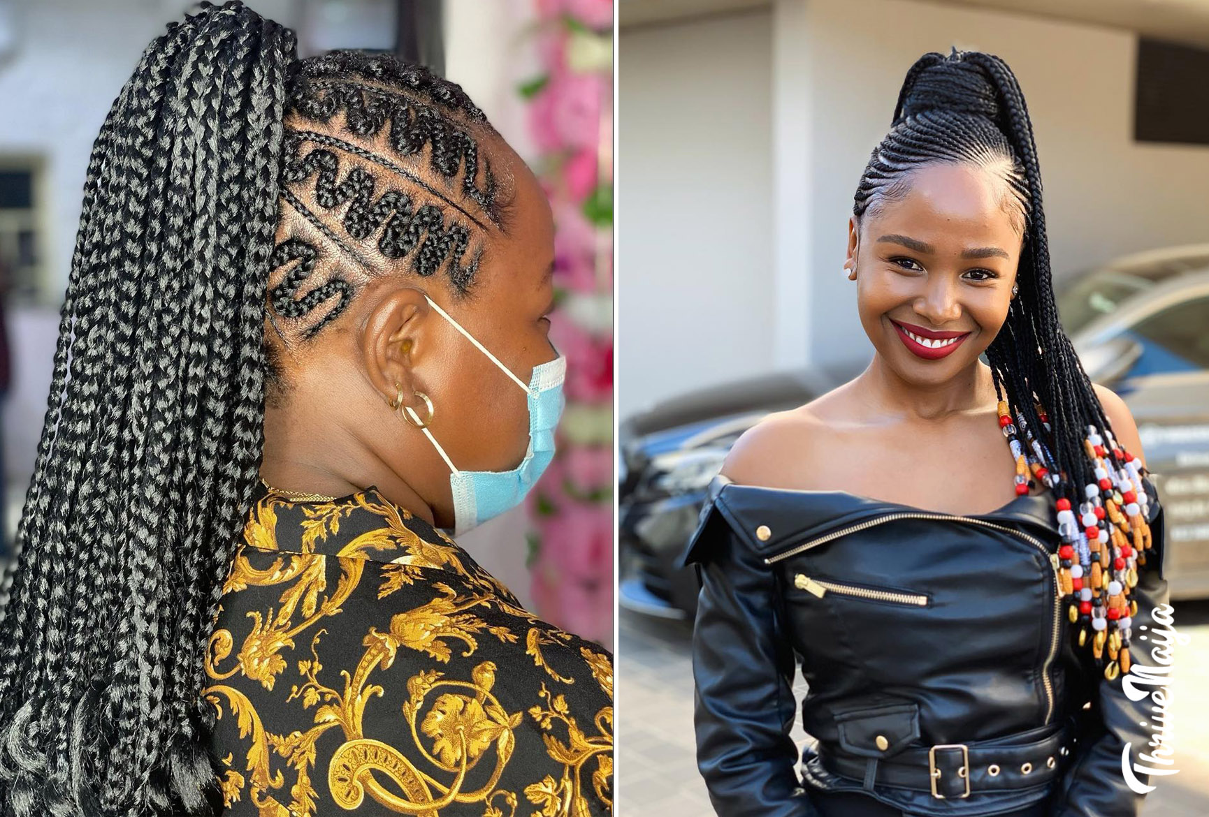 40 Majestic Ghana Weaving Shuku Styles For Black Women