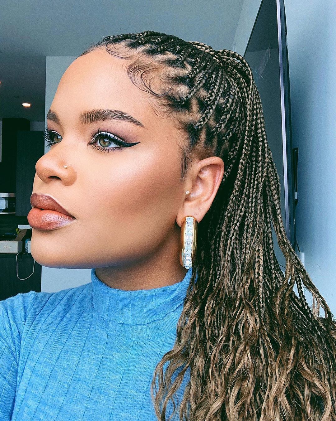 30 New Knotless Box Braids Ideas For 2021 | ThriveNaija