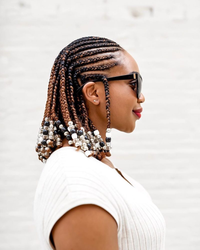 35 Beautiful Cornrow All-Back Styles For 2023 | ThriveNaija