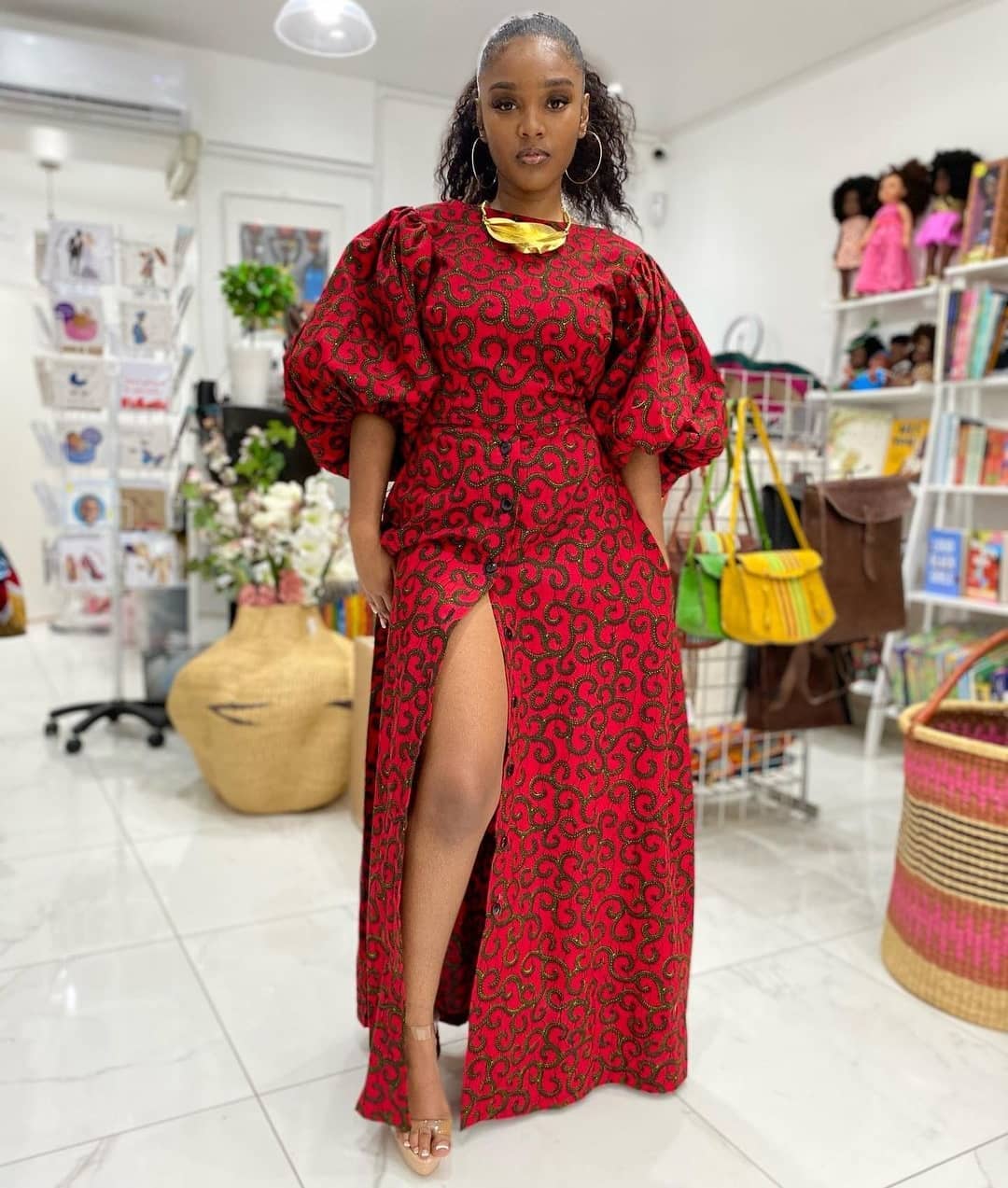 Latest Ankara Long Gown Styles For Charming Fashionistas-200 Designs