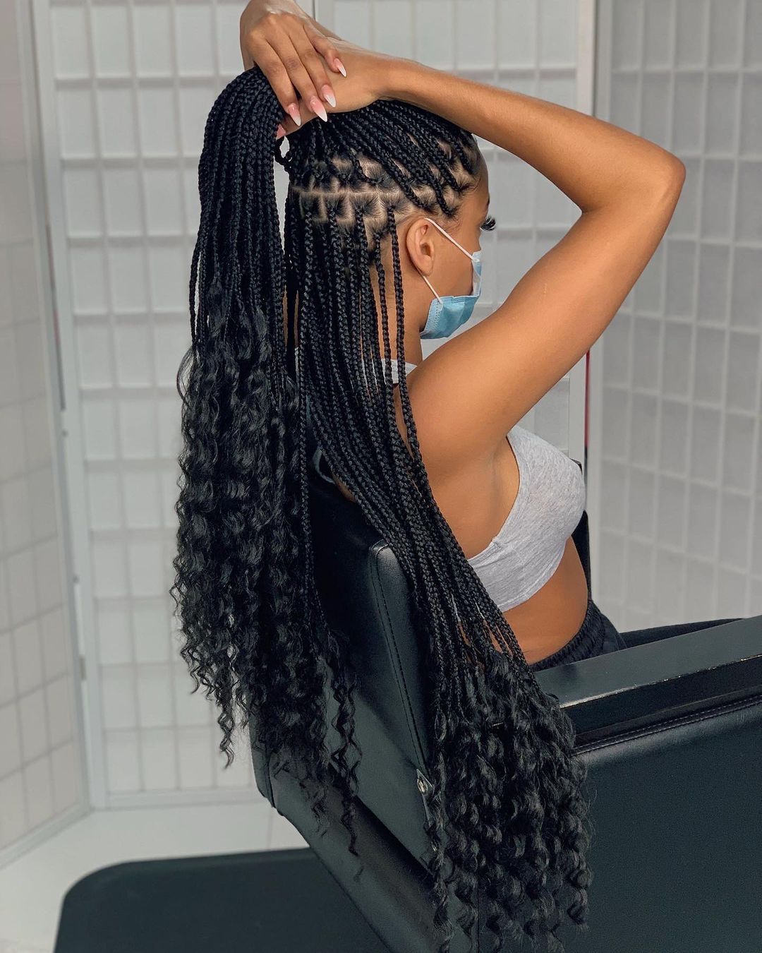 10 Trendy Micro Braids Hairstyles Growing Demand  Styles At Life