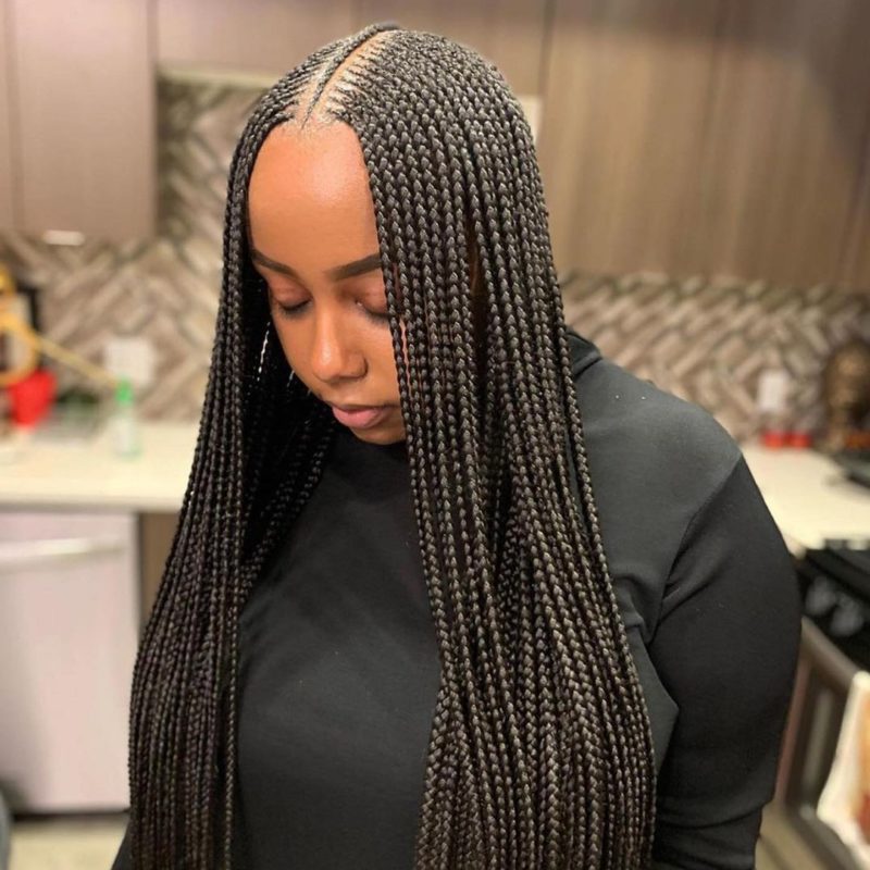41 Newest Micro Braids Hairstyles | ThriveNaija