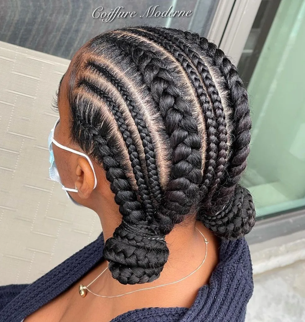 Big And Small Jumbo Cornrow