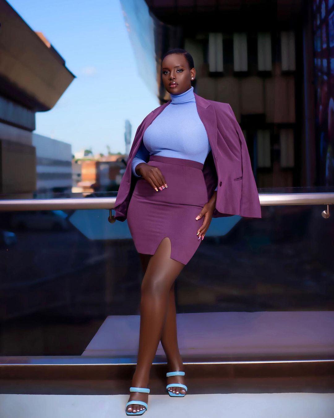 Bettinah Tianah- Looking Sleek In Purple