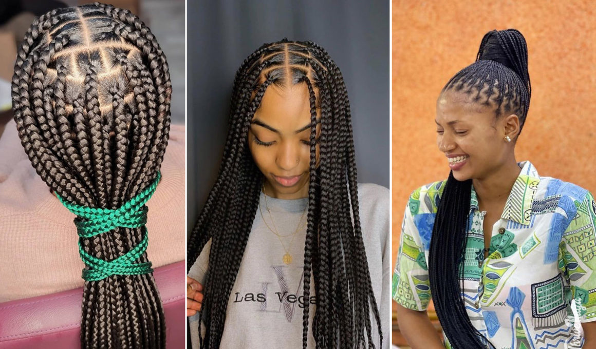 Knotless box braids styles 2021