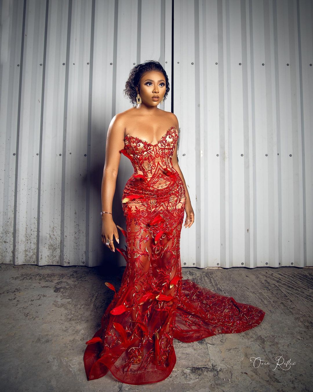 Stephanie Coker- Haute And Classy In Red 