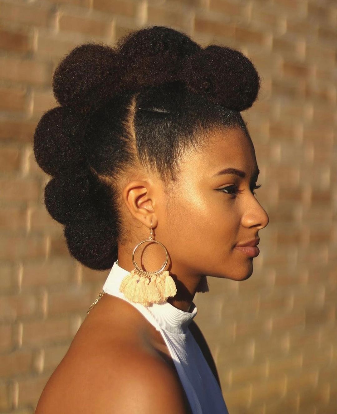 Natural Hair Mohawk Styl