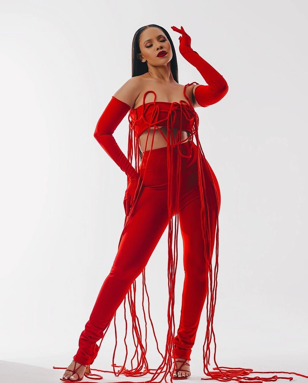 Thuli Phongolo- Haute In Red